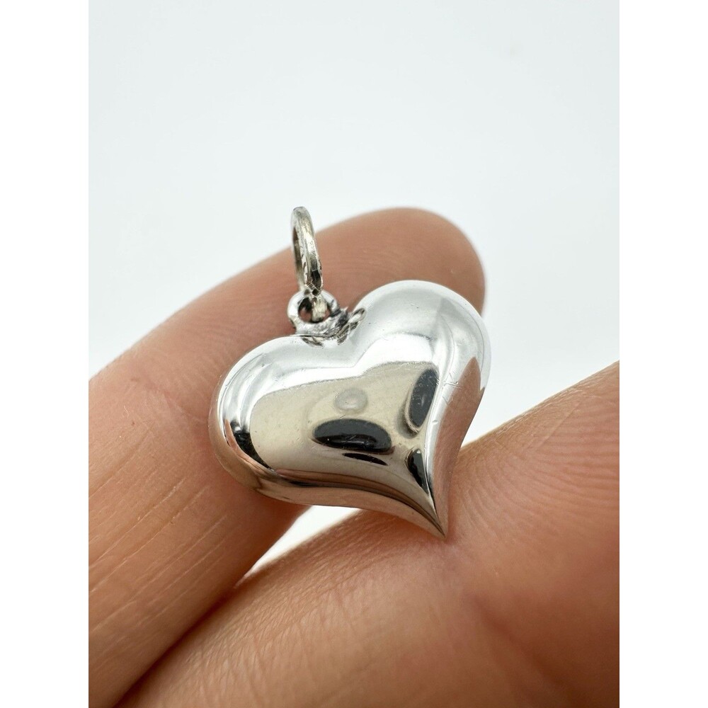 Beau Sterling Silver Small Puffy Heart Charm